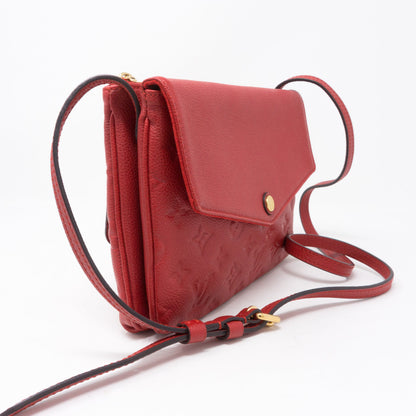 Louis-vuitton Twice Monogram Empreinte Red