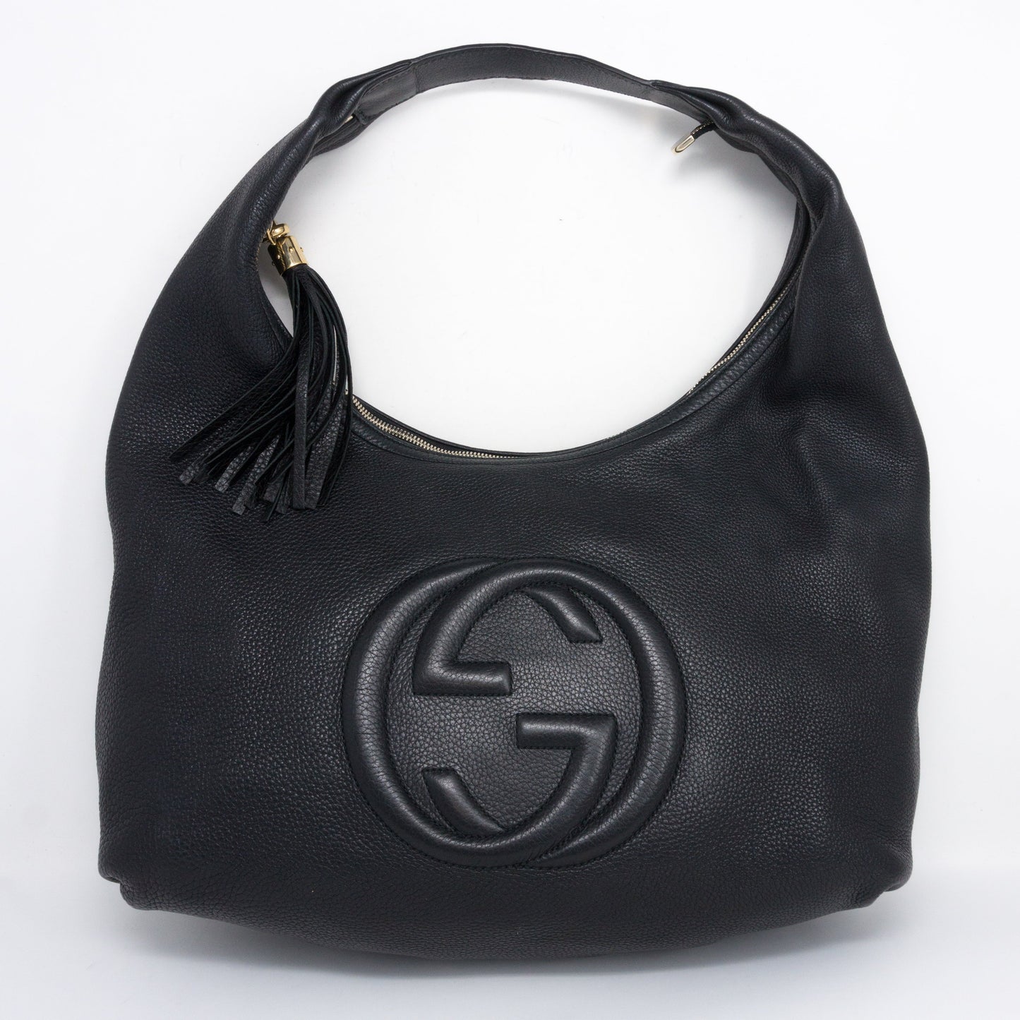 Soho Hobo Large Black Leather