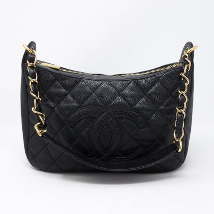 Timeless CC Shoulder Bag Black Caviar Leather