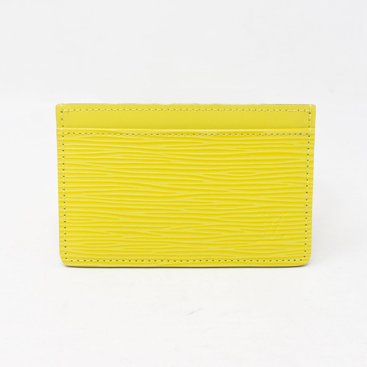 Louis-vuitton Card Holder Pistachio Epi Leather