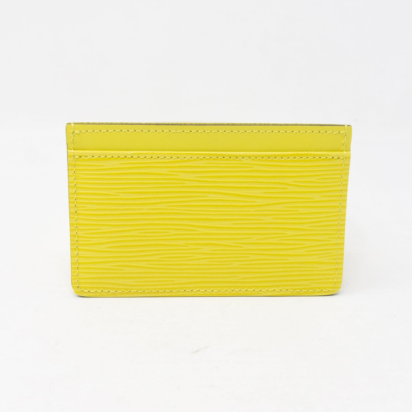 Louis-vuitton Card Holder Pistachio Epi Leather