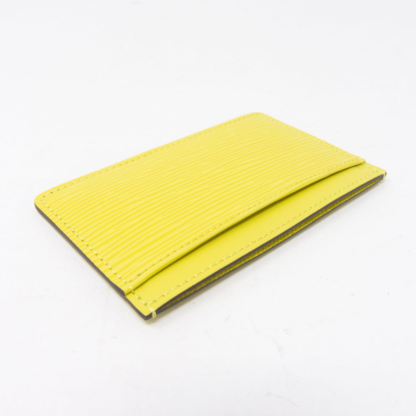 Louis-vuitton Card Holder Pistachio Epi Leather