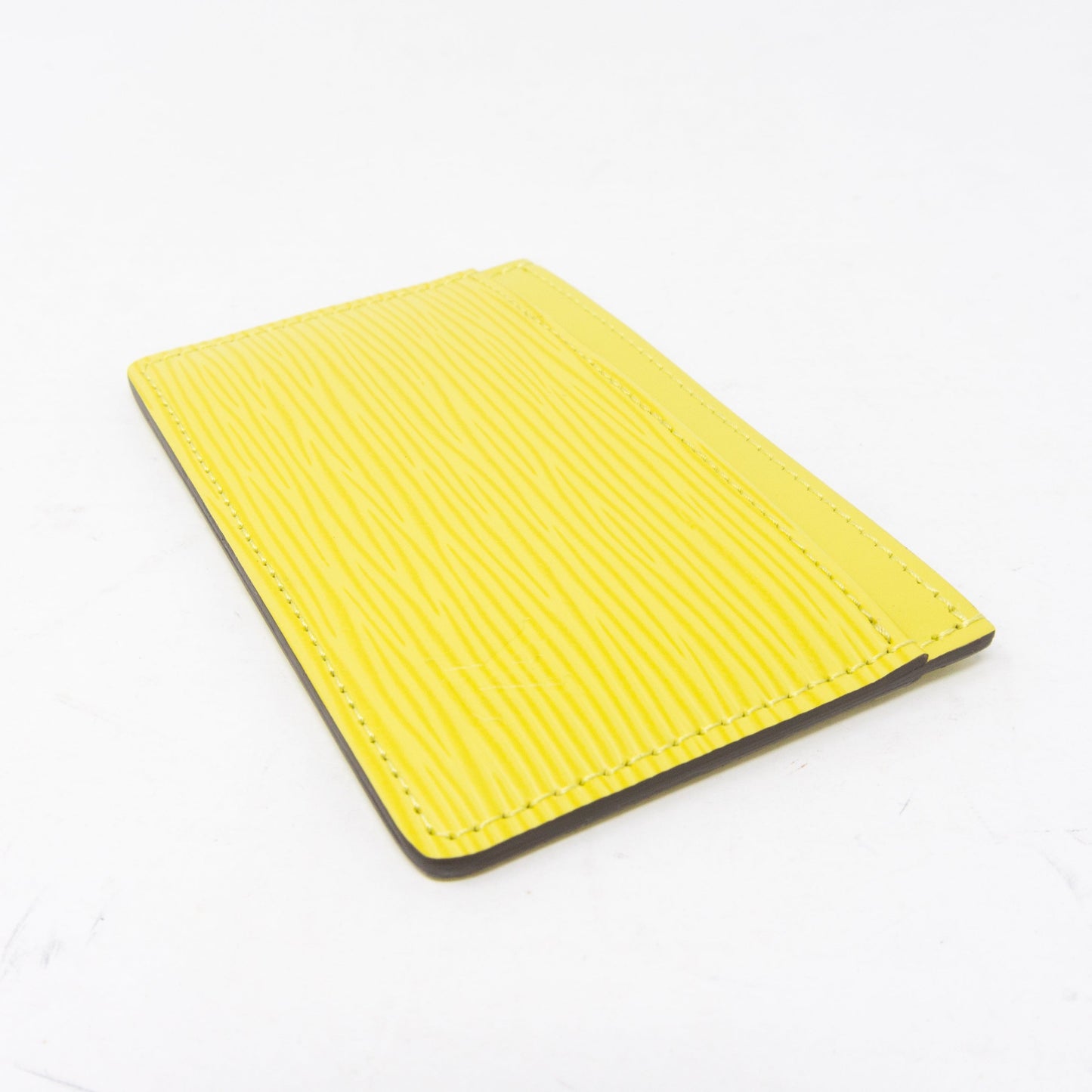 Louis-vuitton Card Holder Pistachio Epi Leather