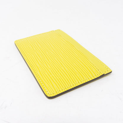 Louis-vuitton Card Holder Pistachio Epi Leather