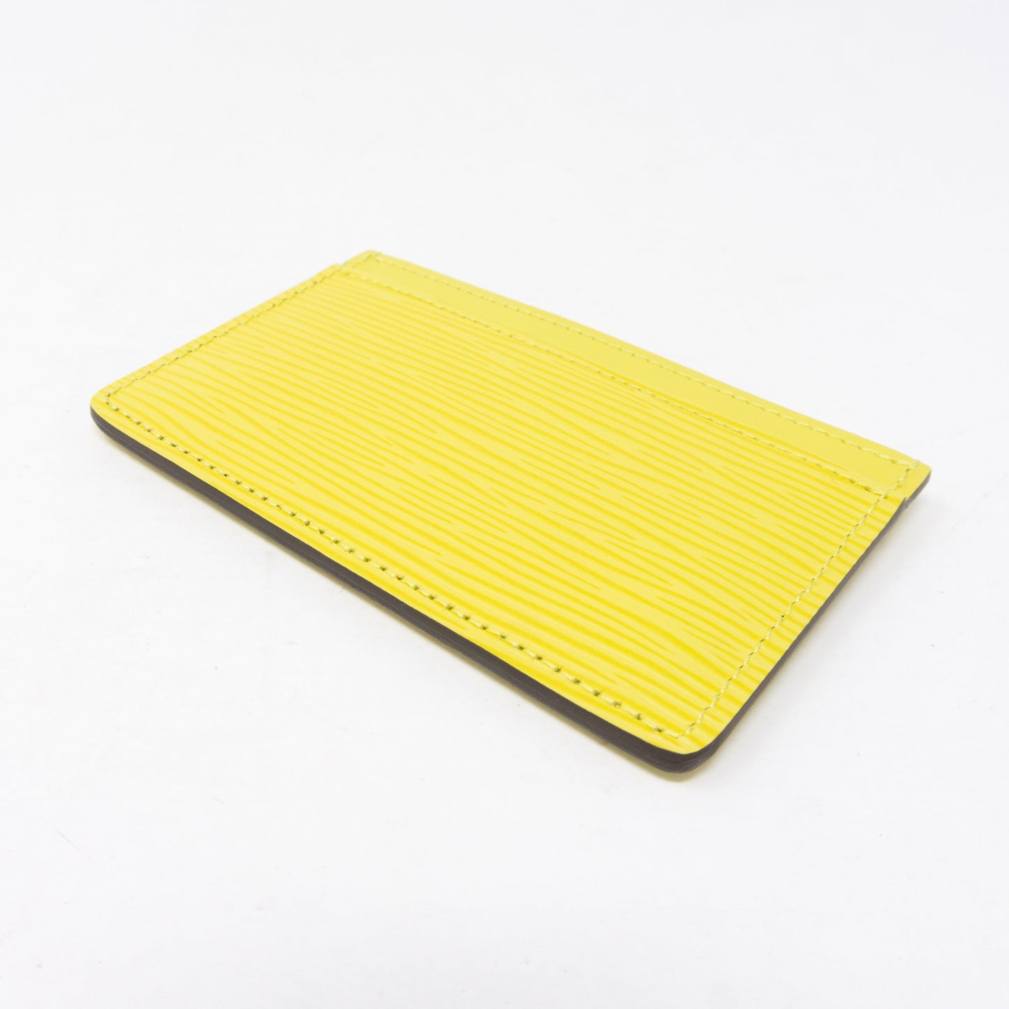 Louis-vuitton Card Holder Pistachio Epi Leather