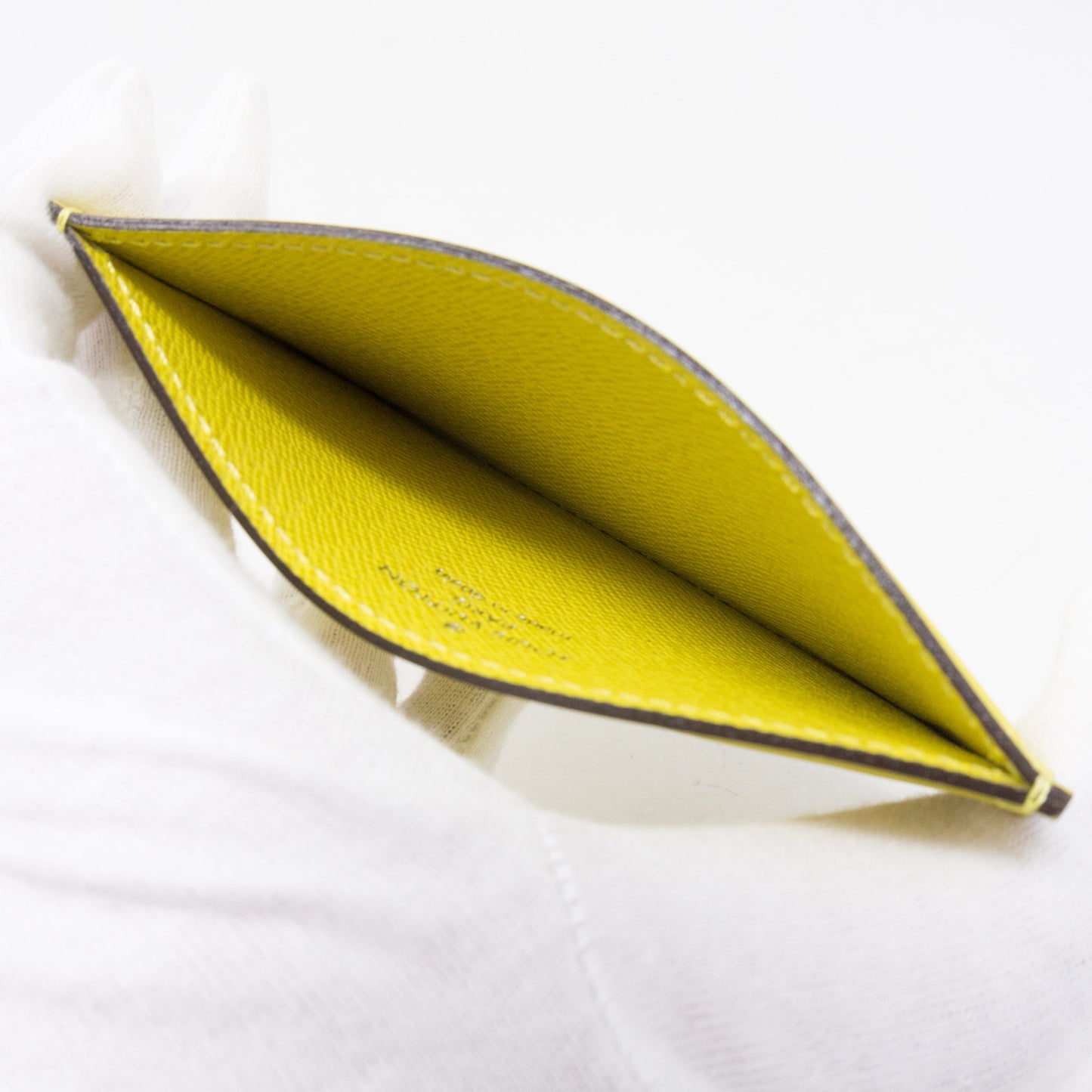 Louis-vuitton Card Holder Pistachio Epi Leather