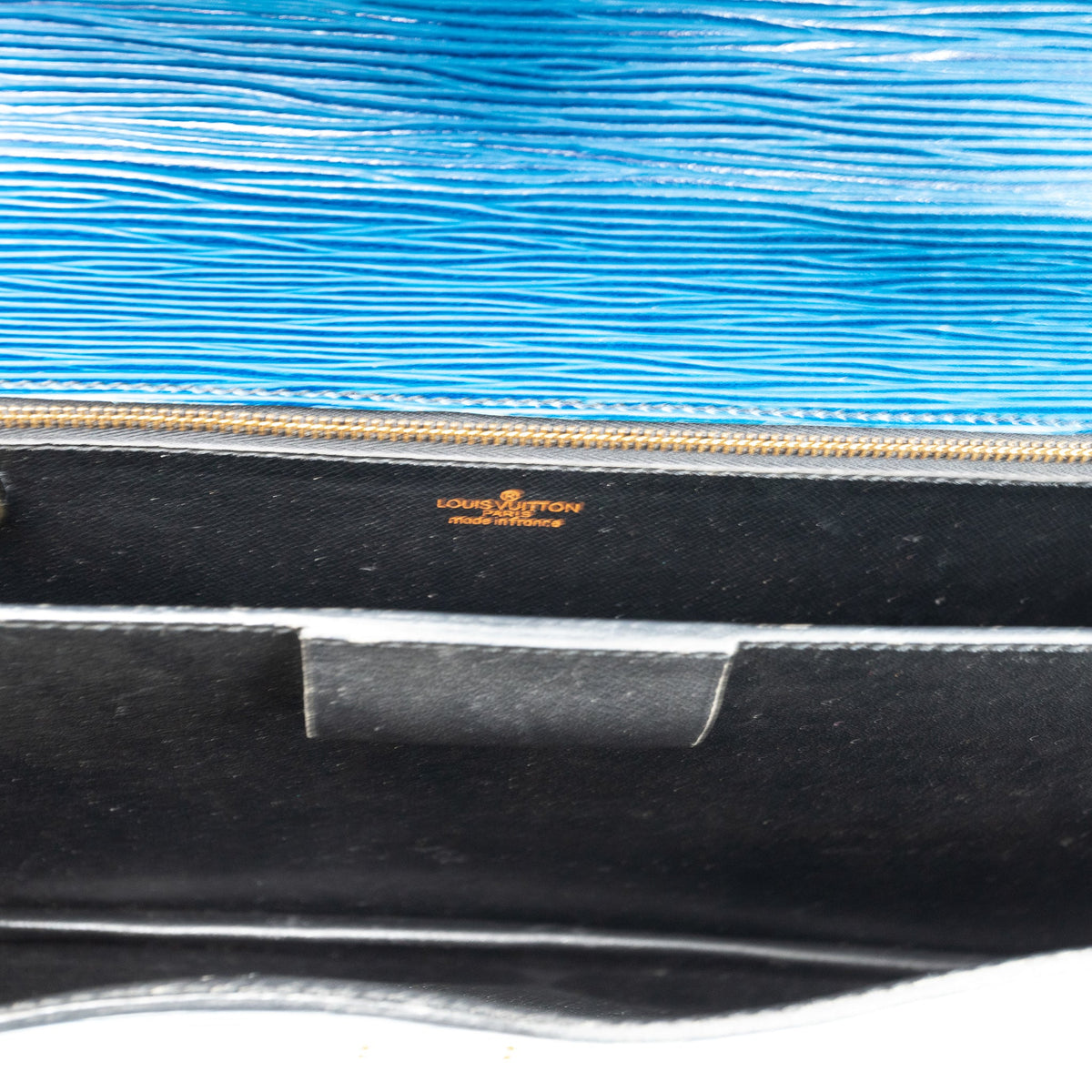 Louis-vuitton Serviette Ambassadeur Blue Epi Leather