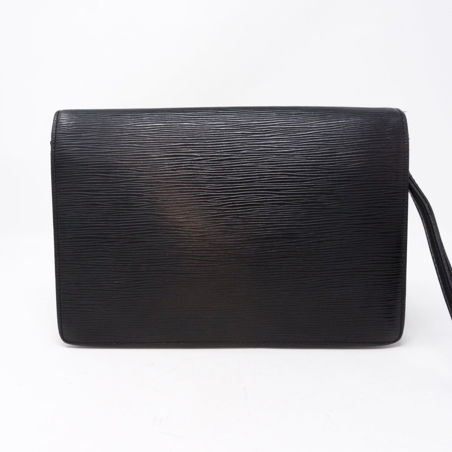 Louis-vuitton Document Clutch Black Epi Leather