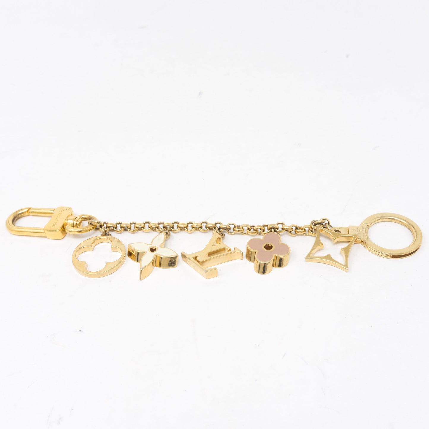 Louis-vuitton Fleur de Monogram Bag Charm Chain