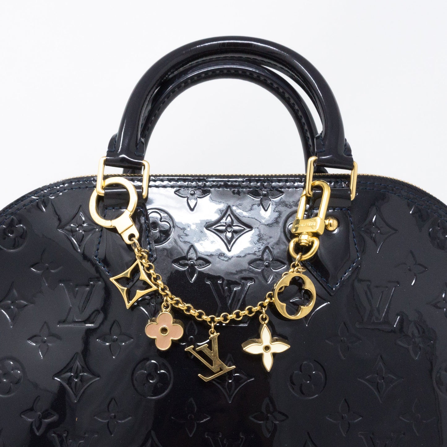 Louis-vuitton Fleur de Monogram Bag Charm Chain