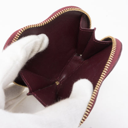 Louis-vuitton Heart Coin Purse Vernis Rouge Fauviste