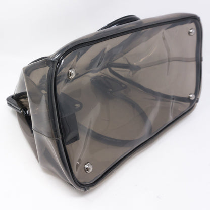 Plex Spazzolato Clear Black
