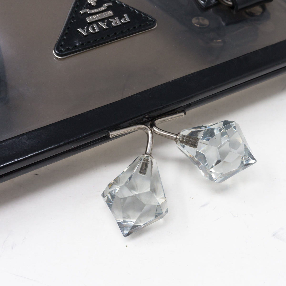 Plex Spazzolato Clear Black