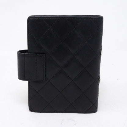 Cambon Agenda Small Black Leather