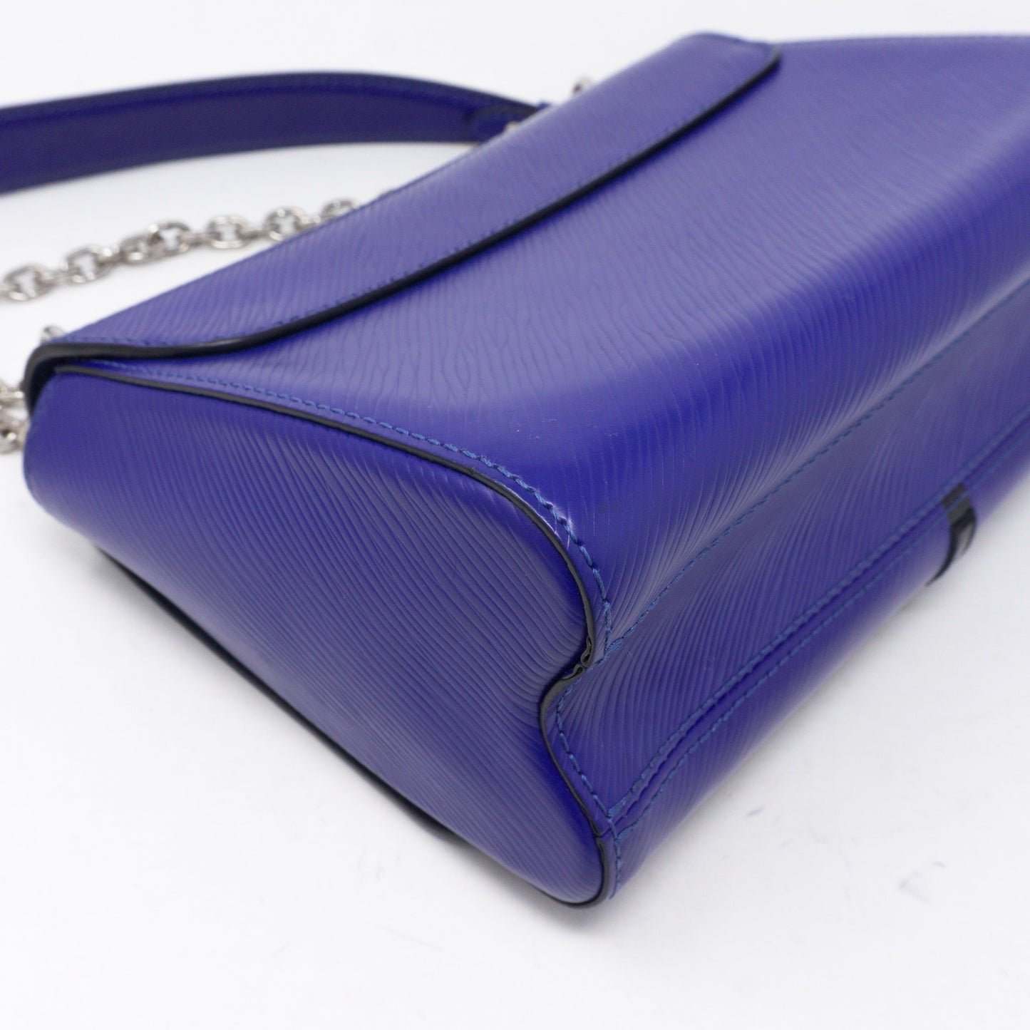 Louis-vuitton Twist MM Flamingo Blue Epi Leather