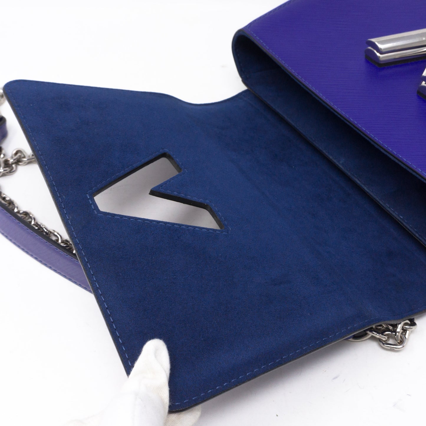 Louis-vuitton Twist MM Flamingo Blue Epi Leather