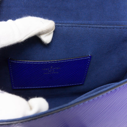 Louis-vuitton Twist MM Flamingo Blue Epi Leather