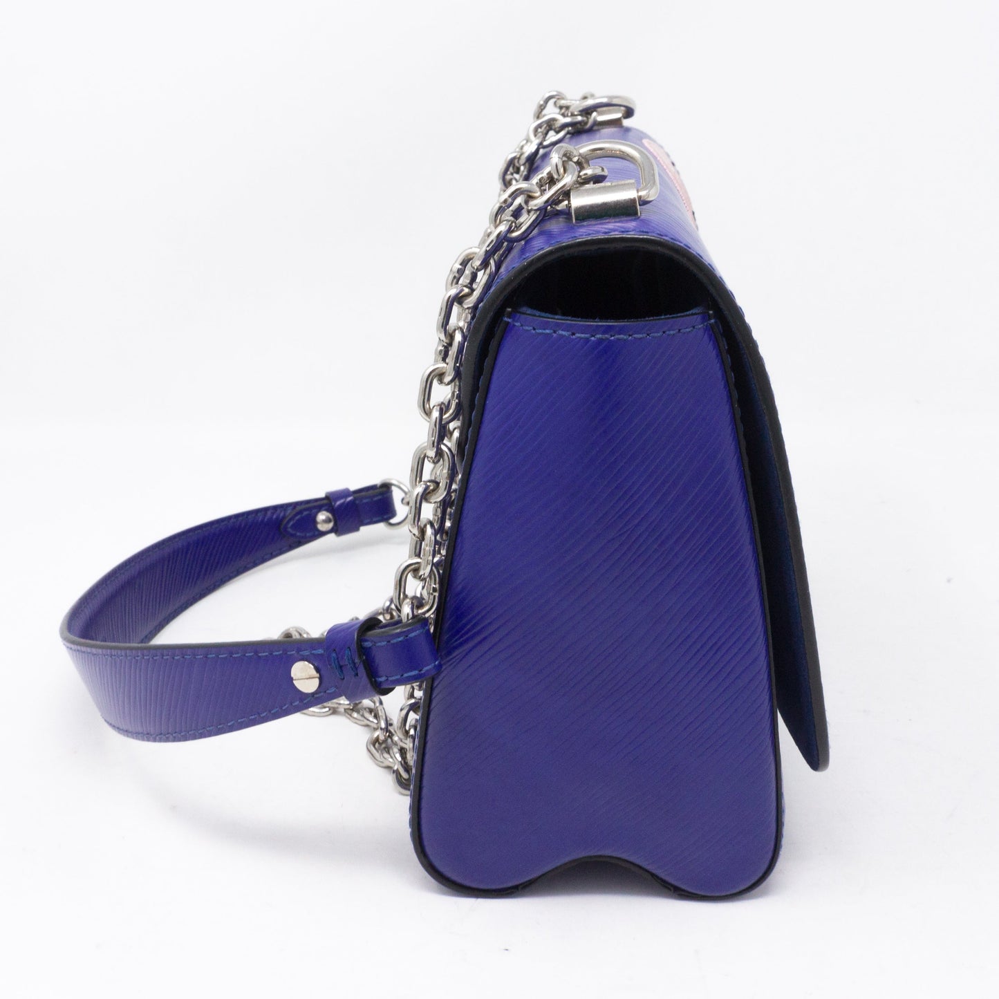 Louis-vuitton Twist MM Flamingo Blue Epi Leather
