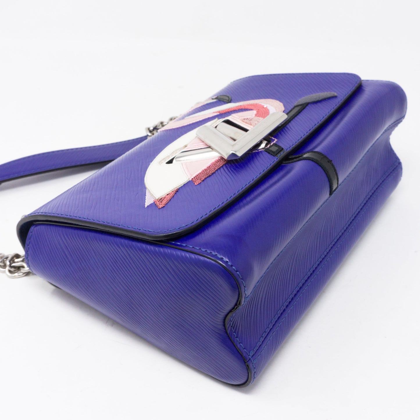 Louis-vuitton Twist MM Flamingo Blue Epi Leather