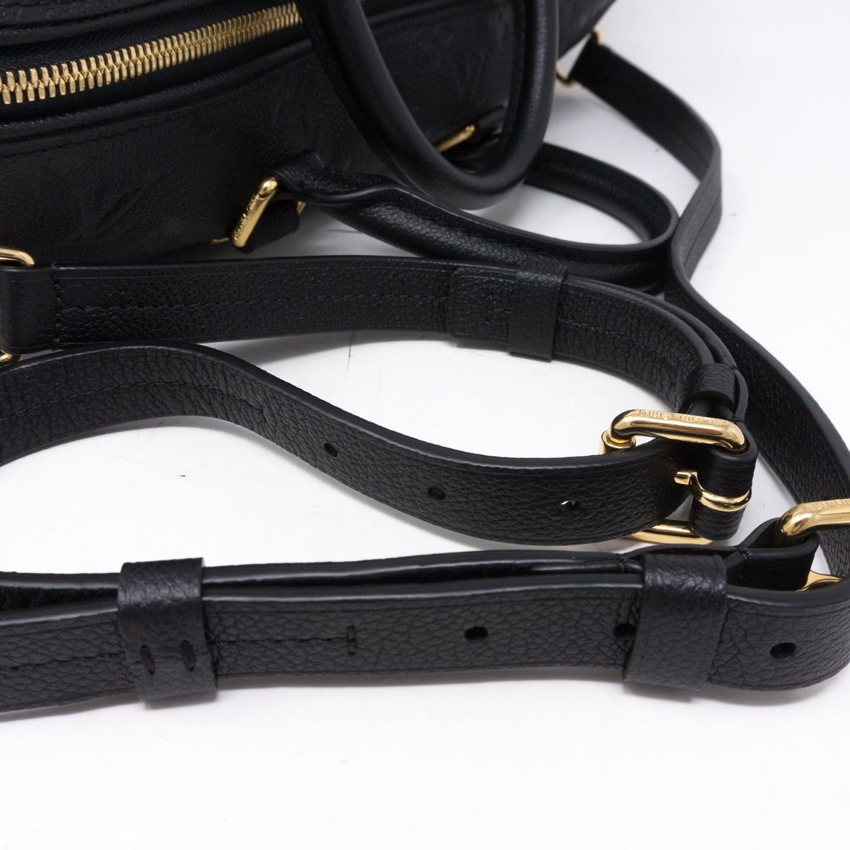 Louis-vuitton Speedy 30 Bandouliere Black Monogram Empreinte