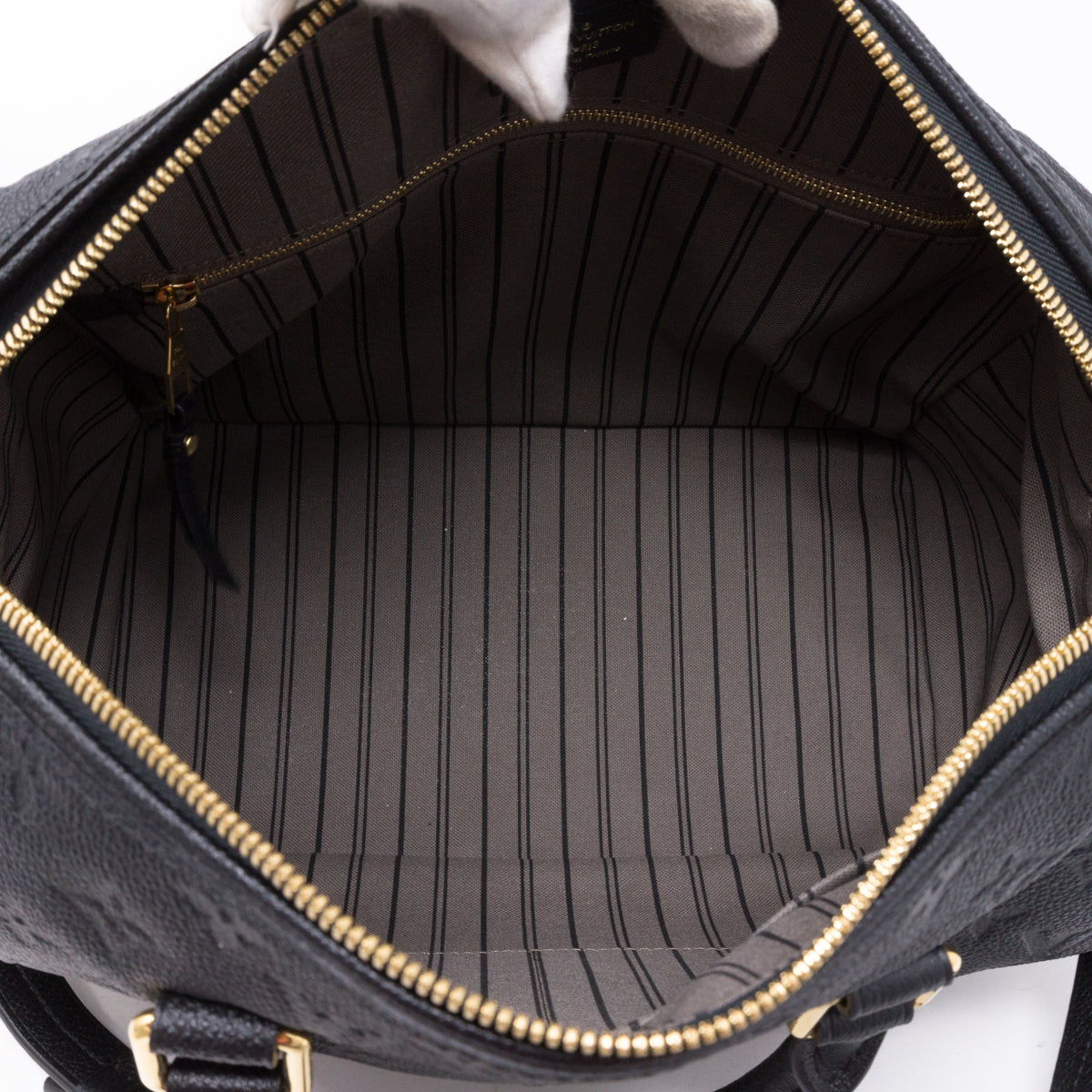 Louis-vuitton Speedy 30 Bandouliere Black Monogram Empreinte