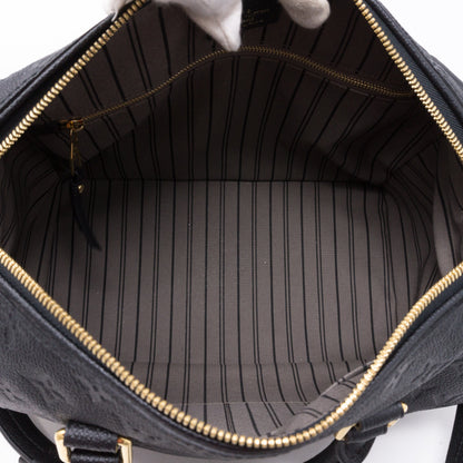 Louis-vuitton Speedy 30 Bandouliere Black Monogram Empreinte