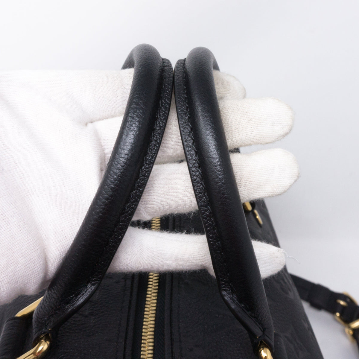 Louis-vuitton Speedy 30 Bandouliere Black Monogram Empreinte