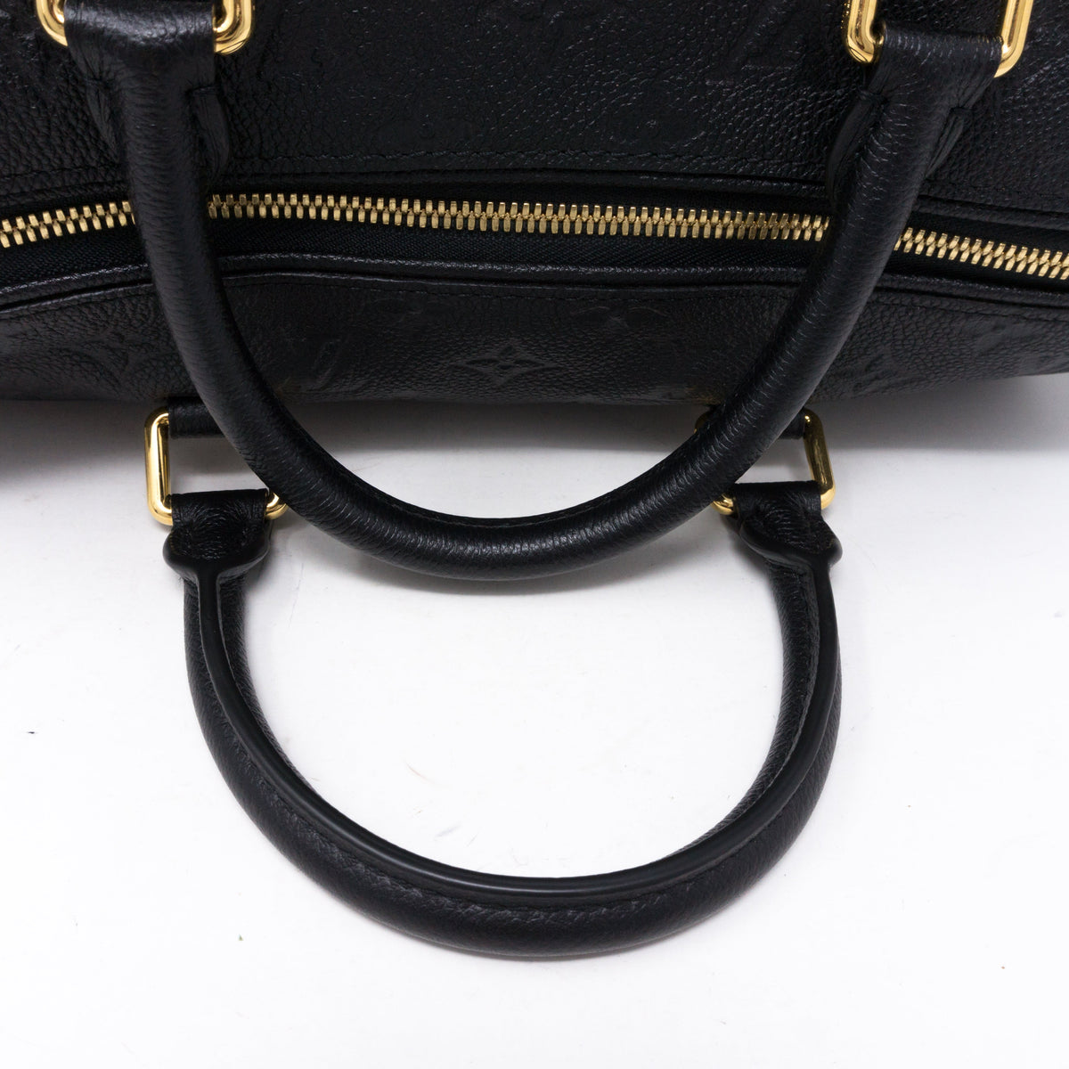 Louis-vuitton Speedy 30 Bandouliere Black Monogram Empreinte