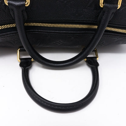 Louis-vuitton Speedy 30 Bandouliere Black Monogram Empreinte