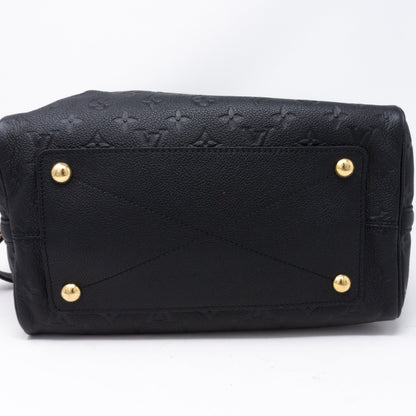 Louis-vuitton Speedy 30 Bandouliere Black Monogram Empreinte