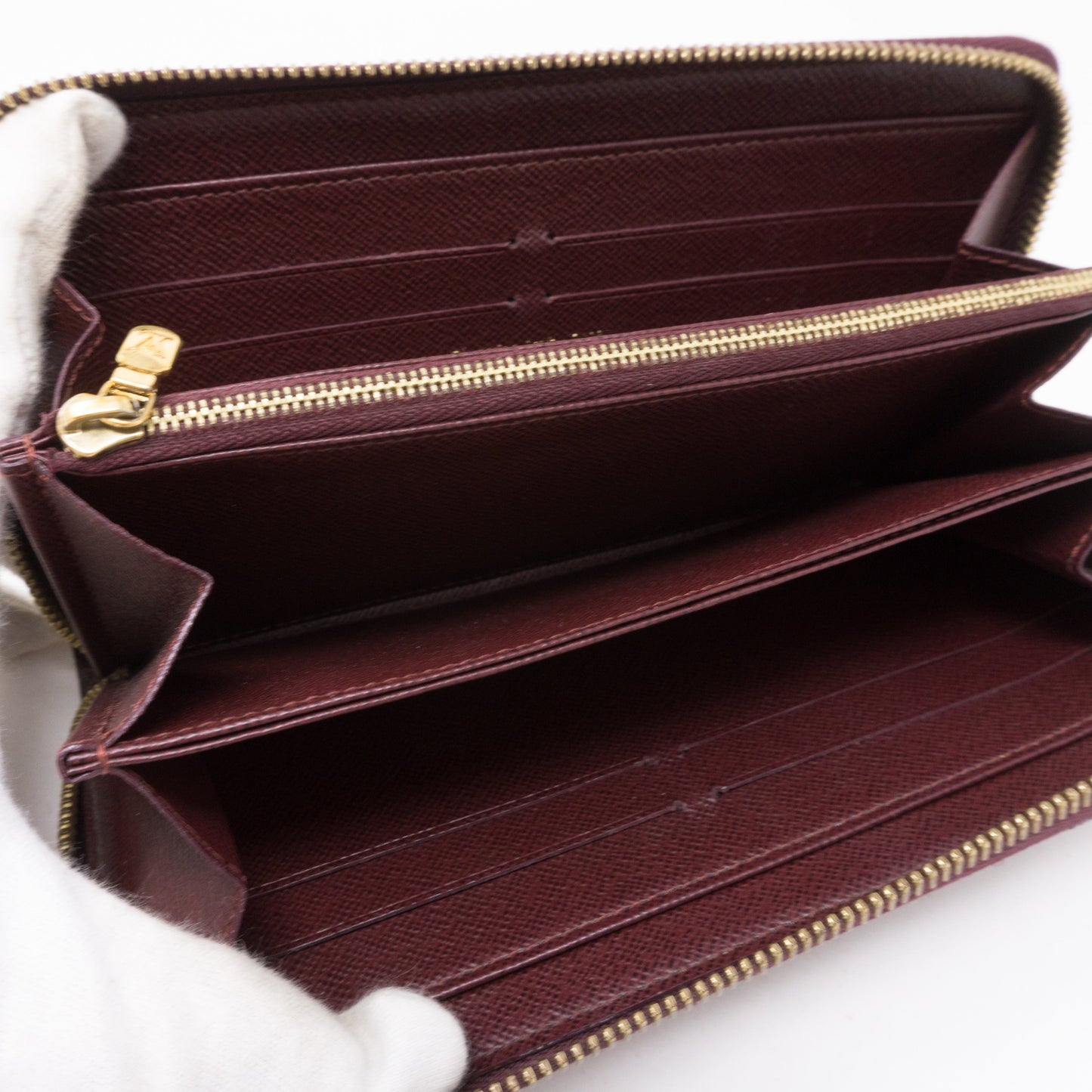 Louis-vuitton Zippy Wallet Damier Paillettes Red