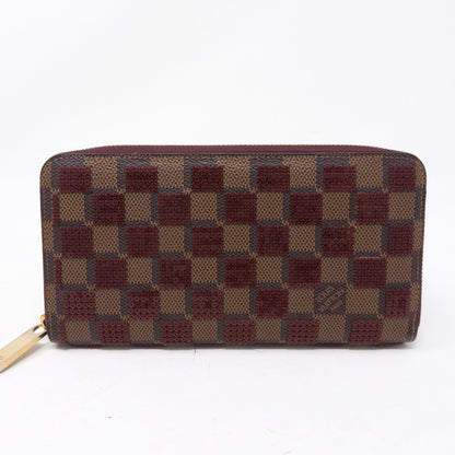 Louis-vuitton Zippy Wallet Damier Paillettes Red