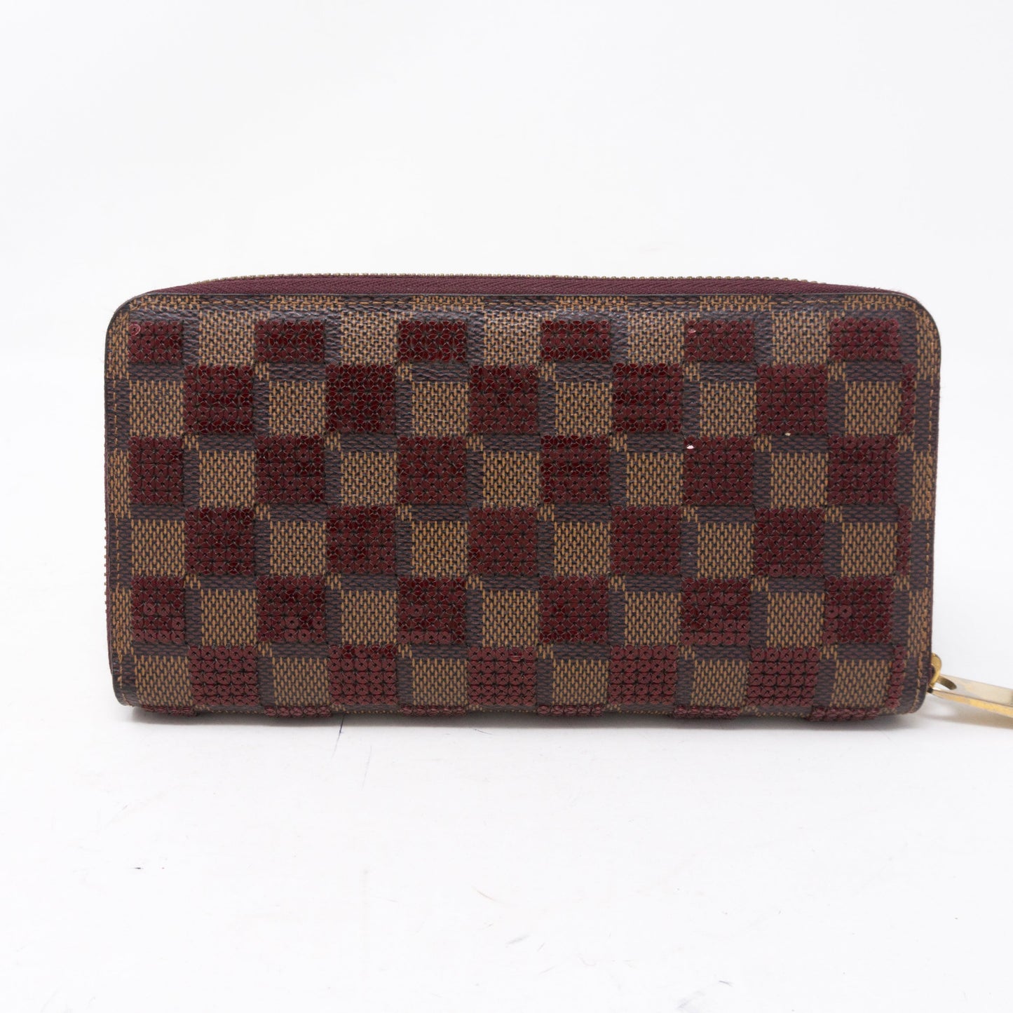 Louis-vuitton Zippy Wallet Damier Paillettes Red