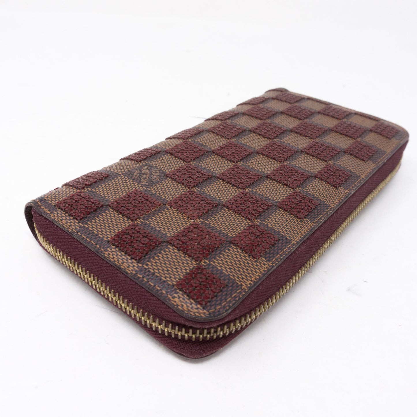 Louis-vuitton Zippy Wallet Damier Paillettes Red