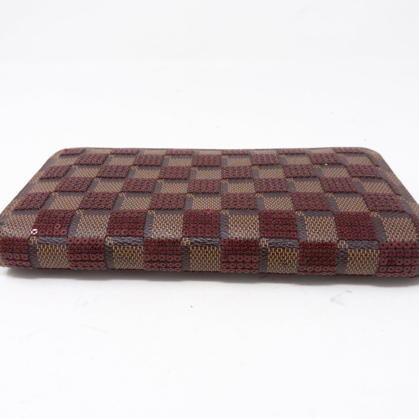 Louis-vuitton Zippy Wallet Damier Paillettes Red