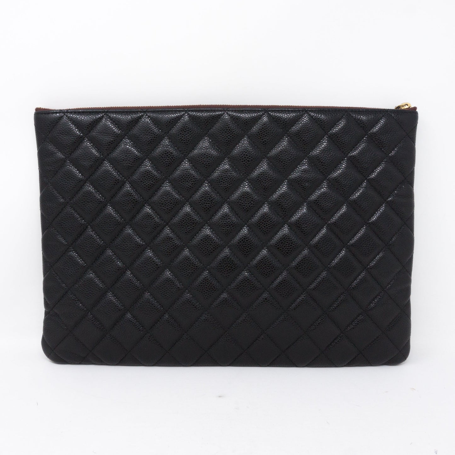 O-Case Large Black Caviar Leather