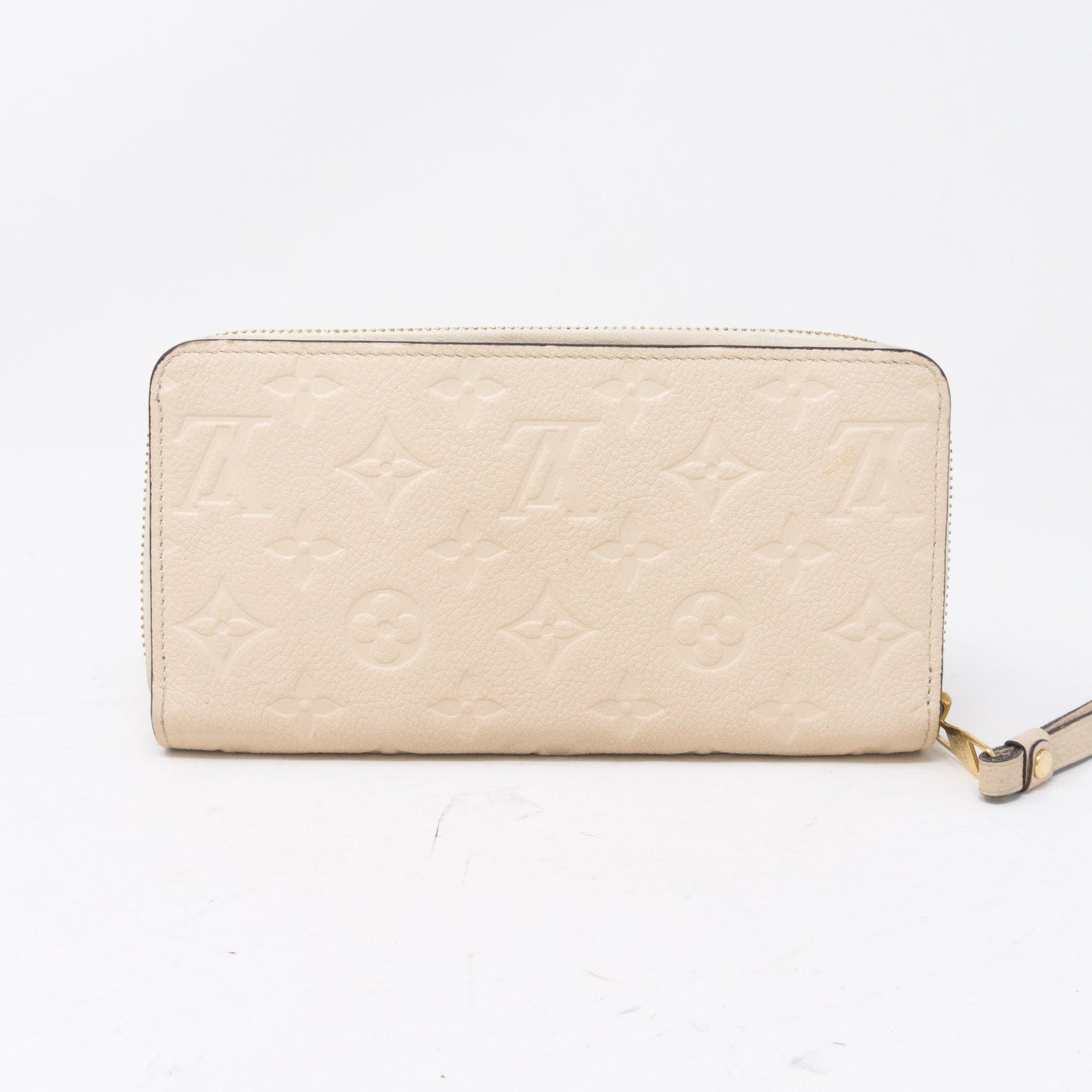 Louis-vuitton Zippy Wallet White Monogram Empreinte