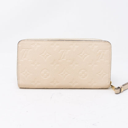 Louis-vuitton Zippy Wallet White Monogram Empreinte