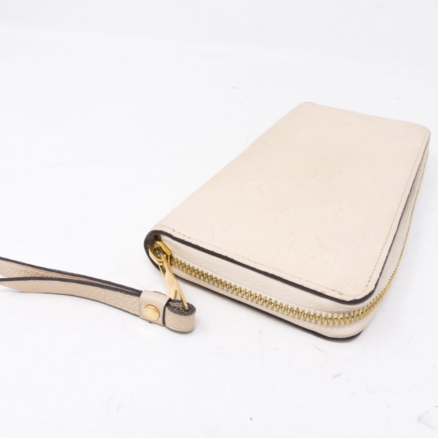 Louis-vuitton Zippy Wallet White Monogram Empreinte
