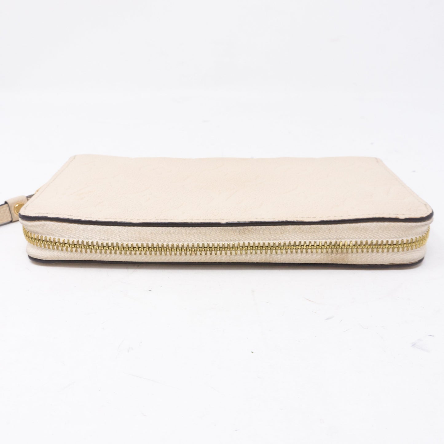 Louis-vuitton Zippy Wallet White Monogram Empreinte