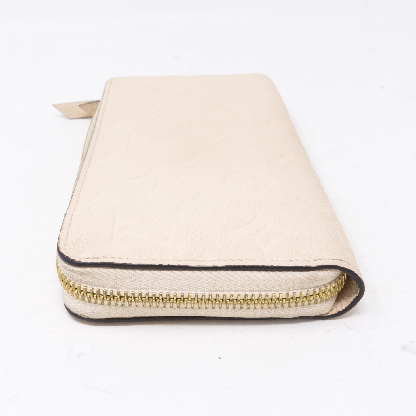 Louis-vuitton Zippy Wallet White Monogram Empreinte