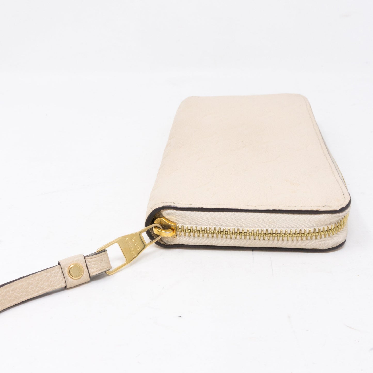 Louis-vuitton Zippy Wallet White Monogram Empreinte