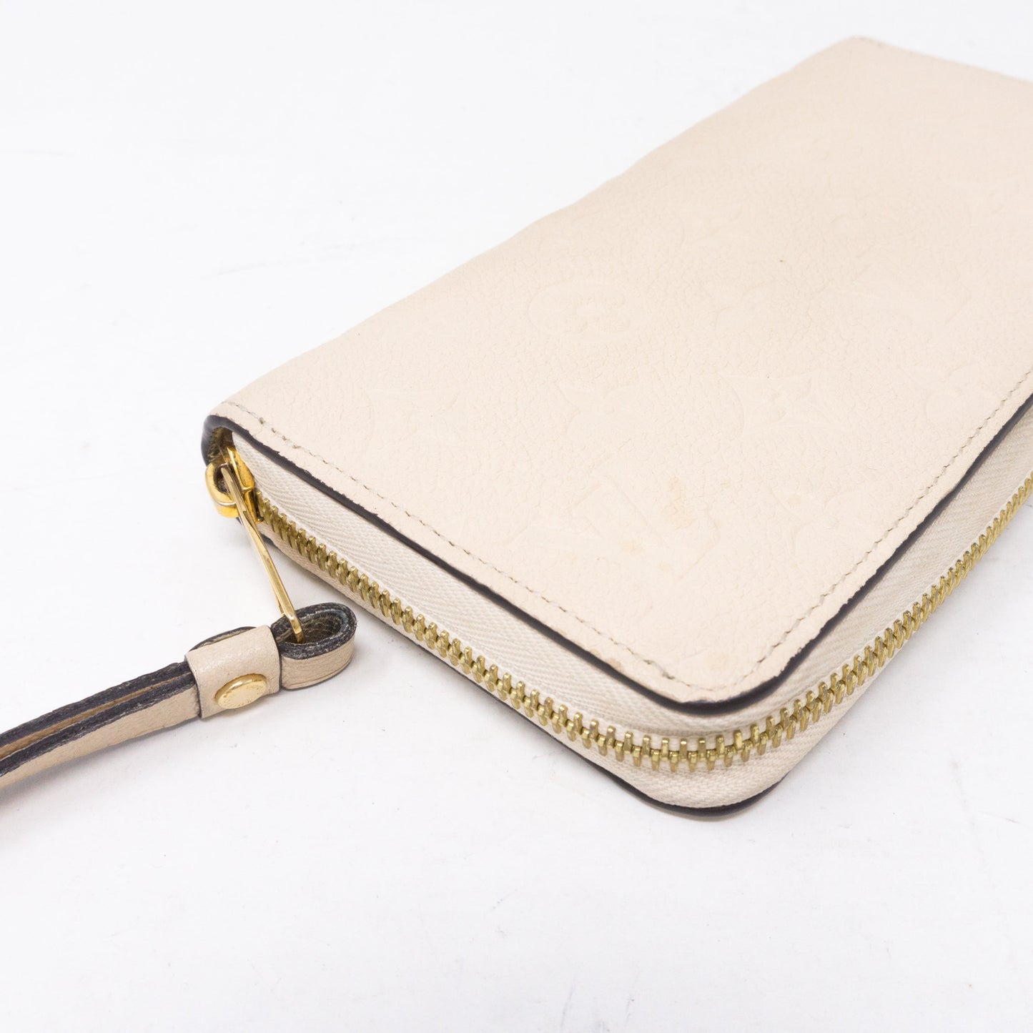 Louis-vuitton Zippy Wallet White Monogram Empreinte