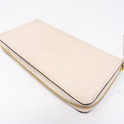 Louis-vuitton Zippy Wallet White Monogram Empreinte