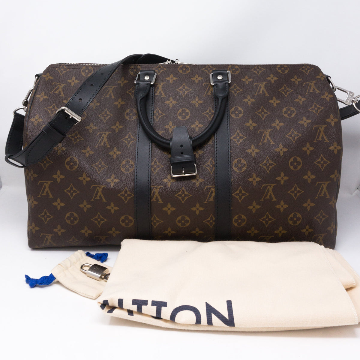 Louis-vuitton Keepall 45 Bandouliere Monogram Macassar