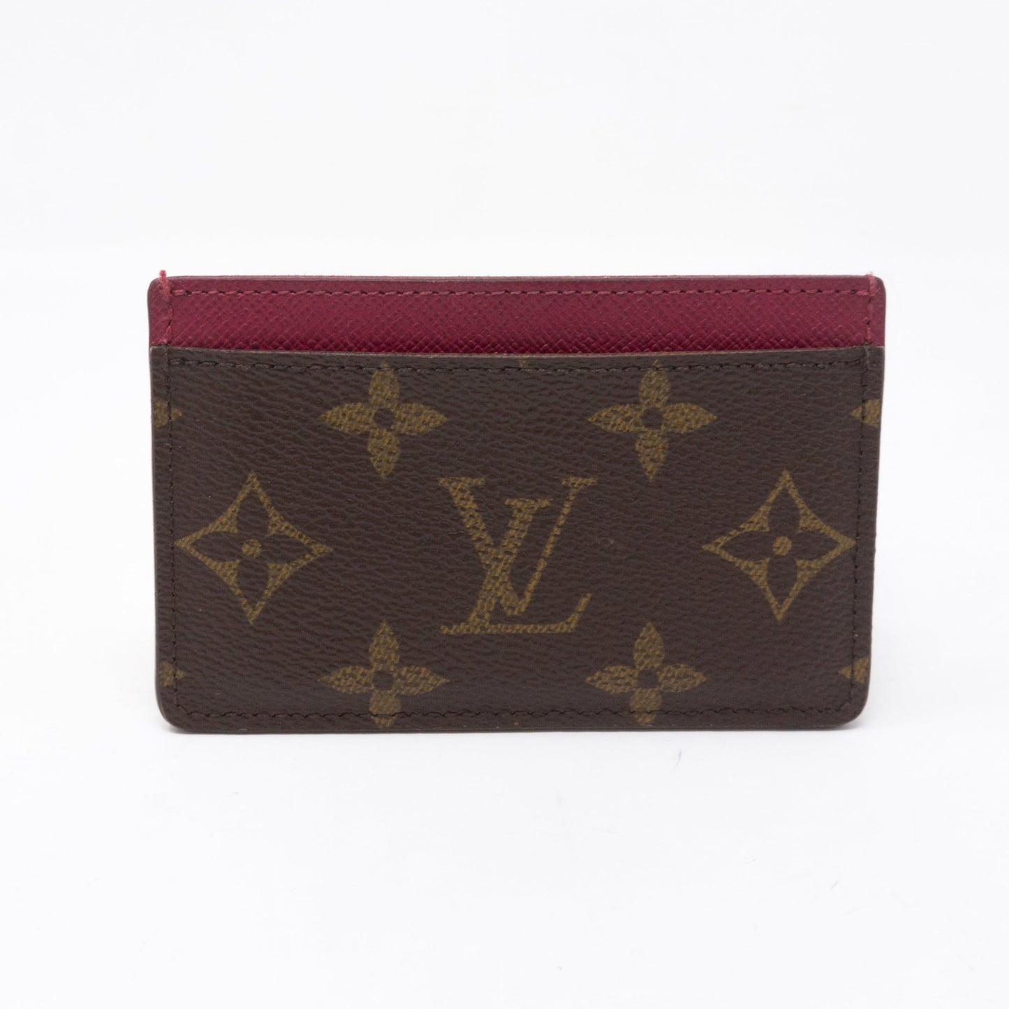 Louis-vuitton Card Holder Monogram Fuchsia