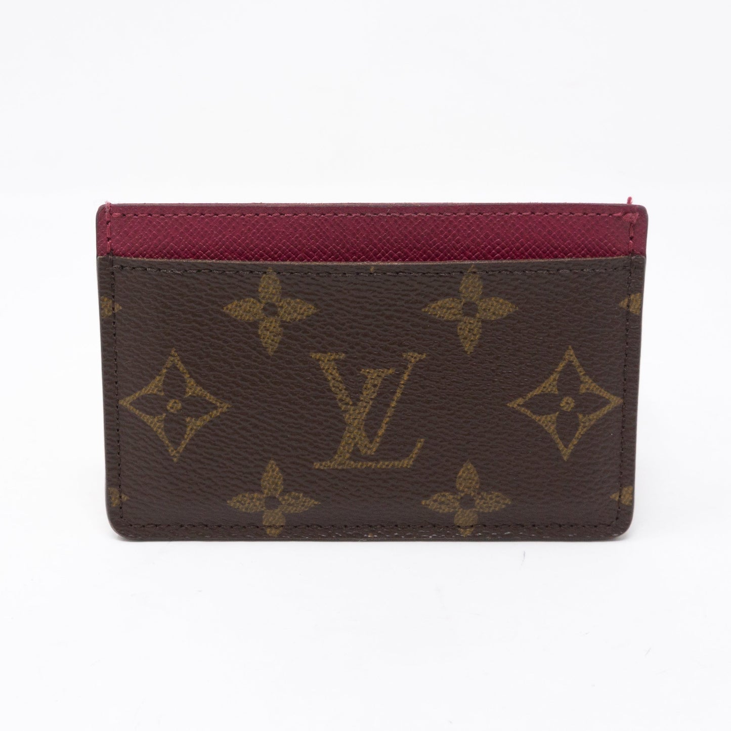 Louis-vuitton Card Holder Monogram Fuchsia