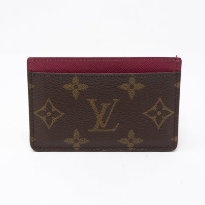 Louis-vuitton Card Holder Monogram Fuchsia