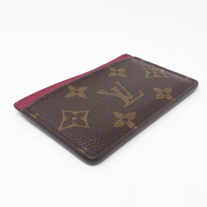 Louis-vuitton Card Holder Monogram Fuchsia