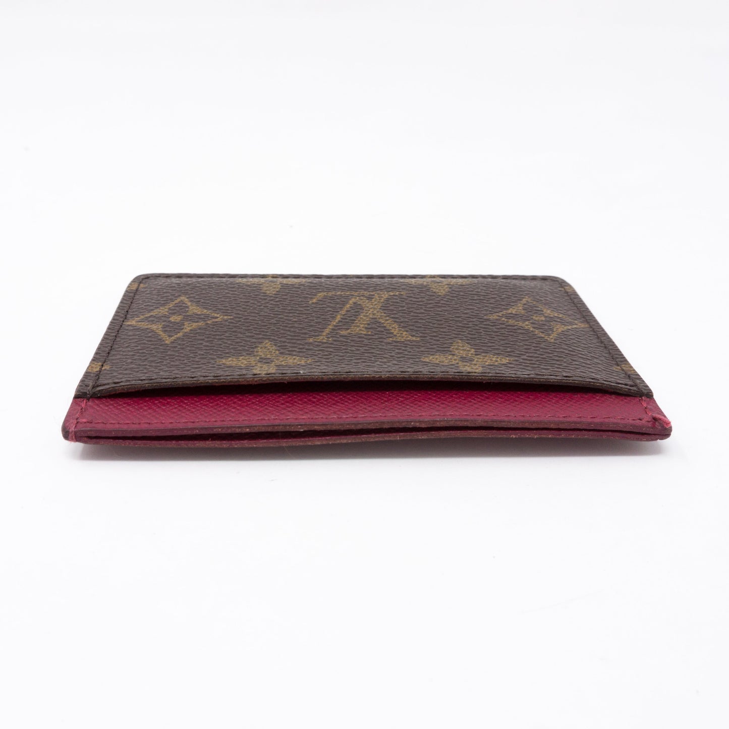 Louis-vuitton Card Holder Monogram Fuchsia